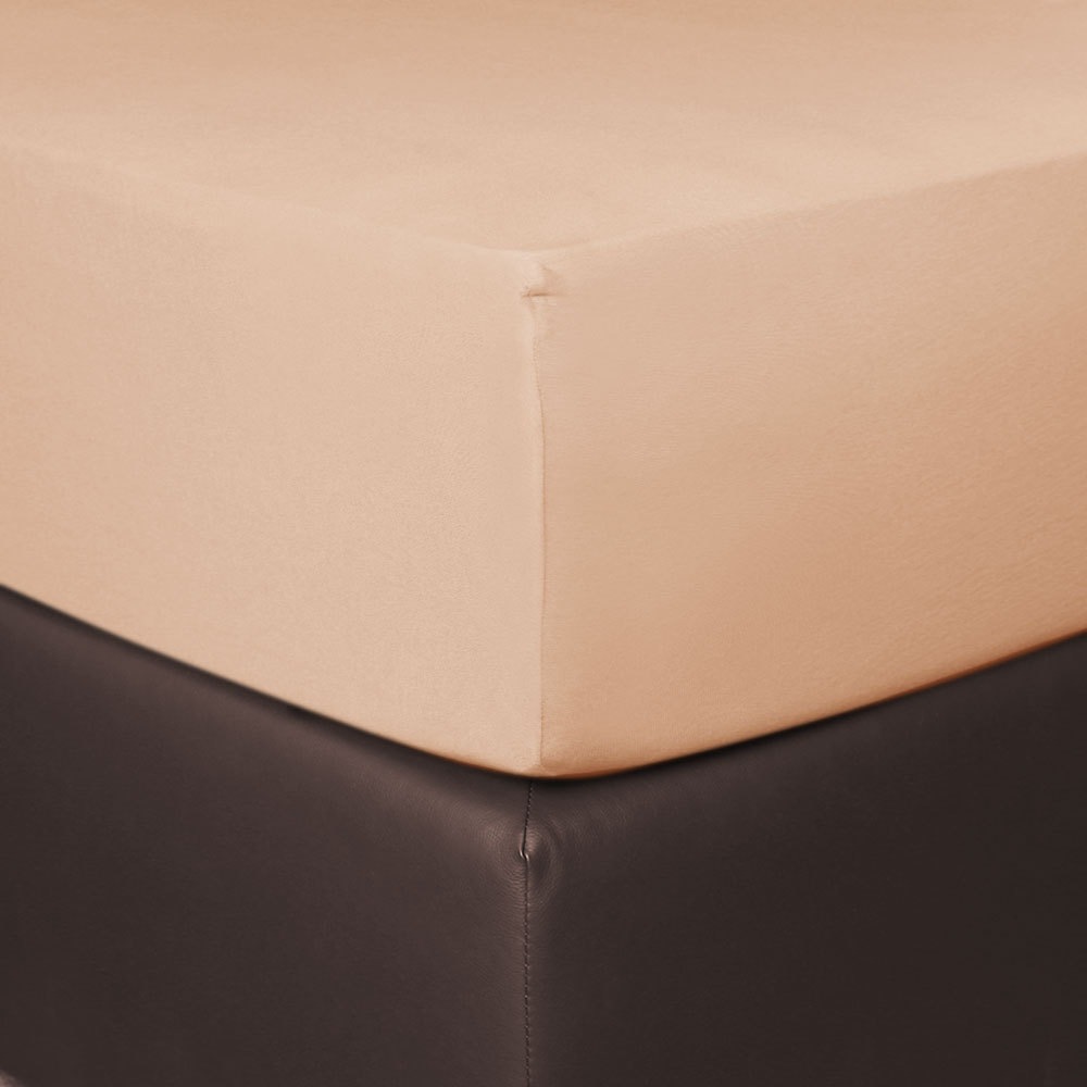 BETTWARENSHOP Spannbettlaken »Boxspring«, (1 St.), Spannbettlaken in verschiedenen Grössen erhältlich, Premium-Bettlaken mit 160g/m² Flächengewicht, 97% Baumwolle, Bettlaken aus Jersey, für hohe Matratzen und Boxspringbetten geeignet