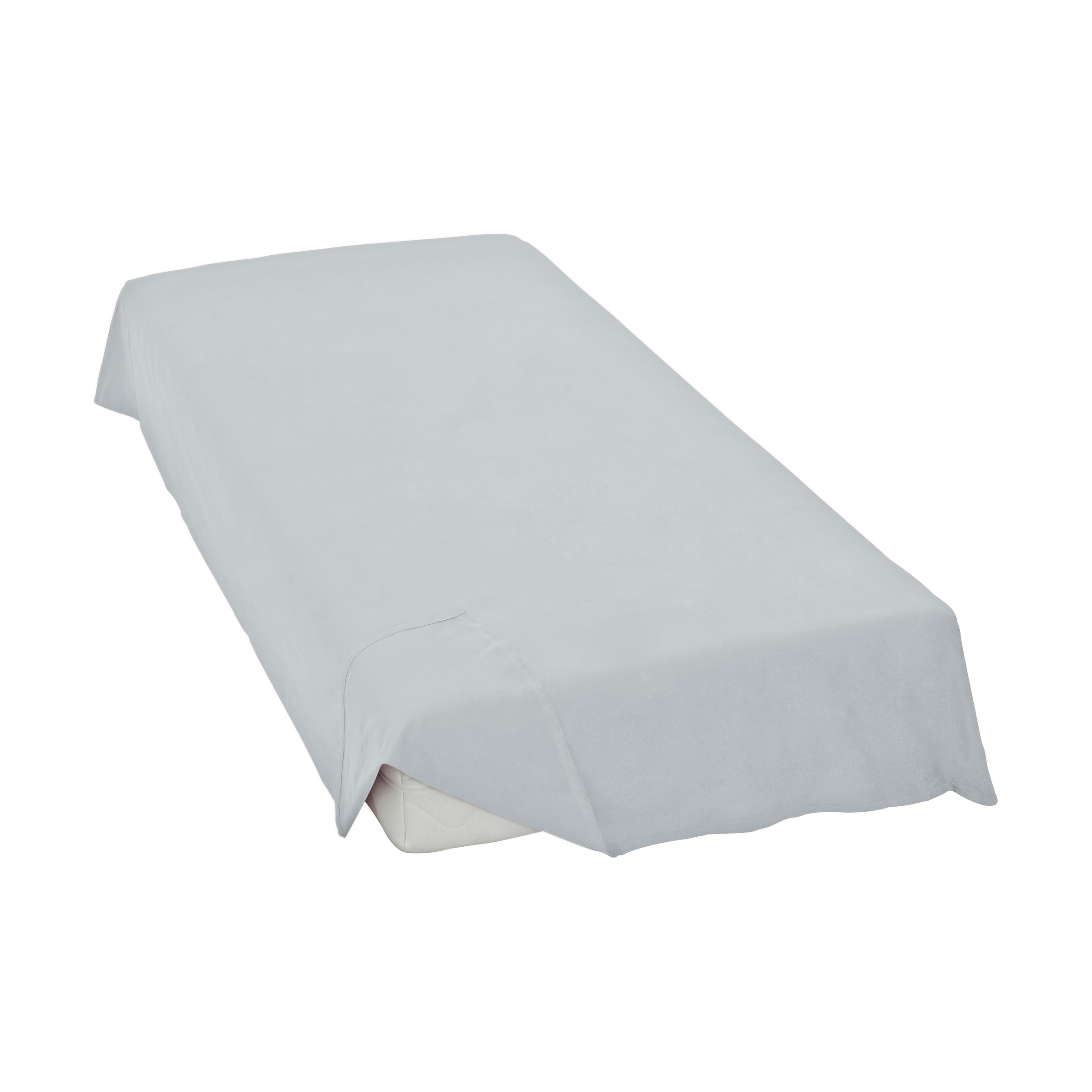 Schlafwelt Betttuch »Sari«, (1 St.), Laken ohne Gummizug, Bettlaken in Renforcé Qualität, für Matratzenhöhe bis zu 23 cm, unifarben, nordisches Wohnen, nachhaltiges Bettlaken 100% Baumwolle, ab Grösse 160x260