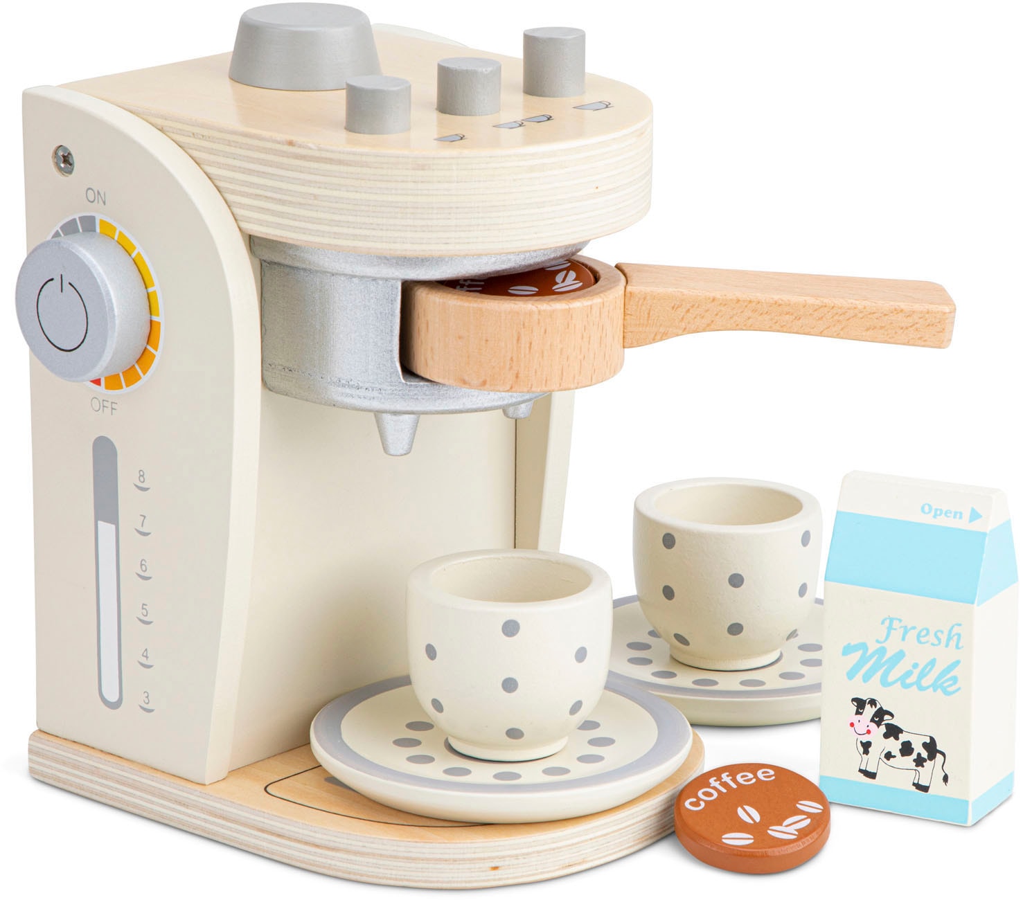 New Classic Toys® Kinder-Kaffeemaschine »Bon Appetit - Kaffeemaschine, Creme«