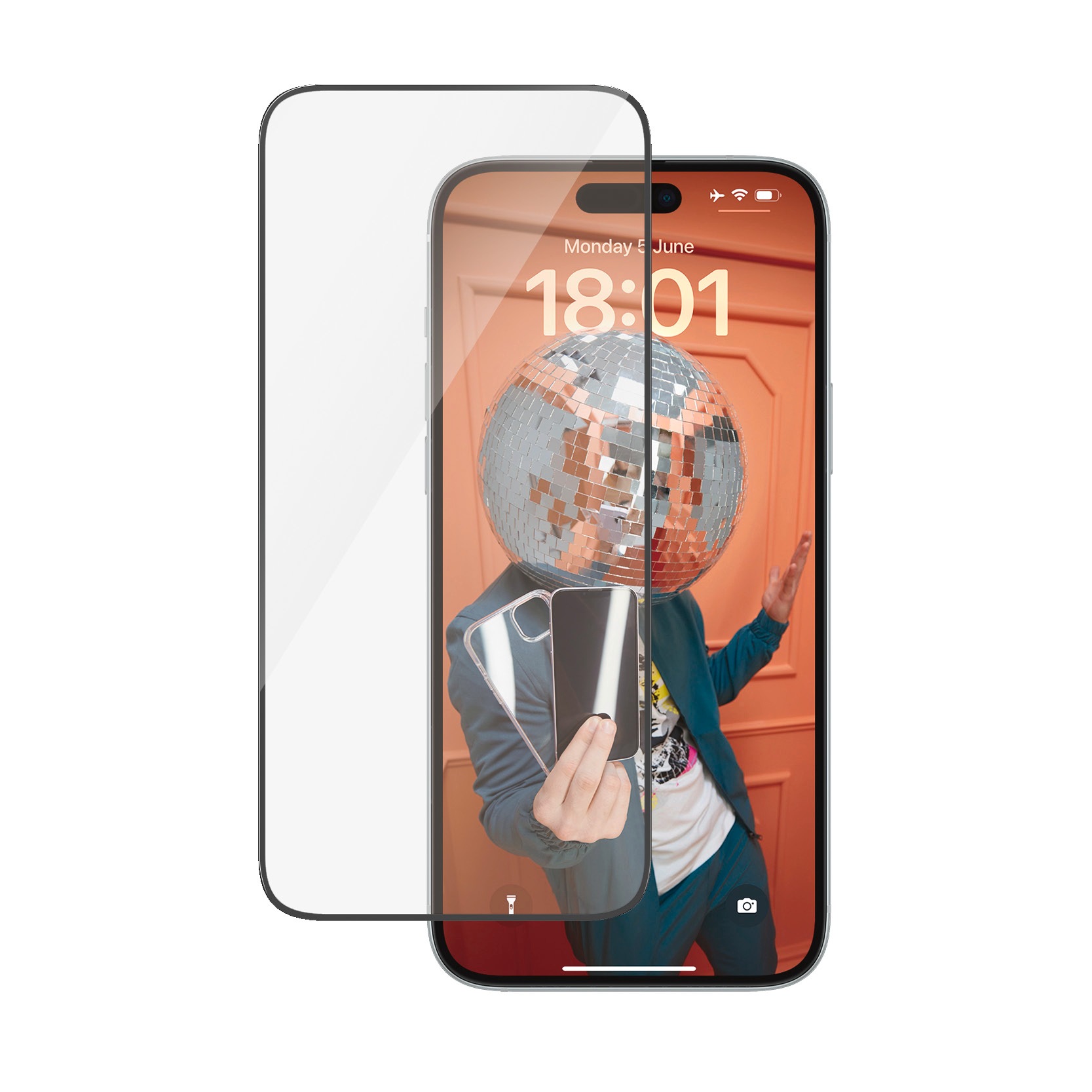 PanzerGlass Displayschutzglas »Ultra-Wide Fit Screen Protector für iPhone 15 Plus« für Apple iPhone 15 Plus Displayschutzfolie, Schutzfolie, Bildschirmschutz, kratz- & stossfest