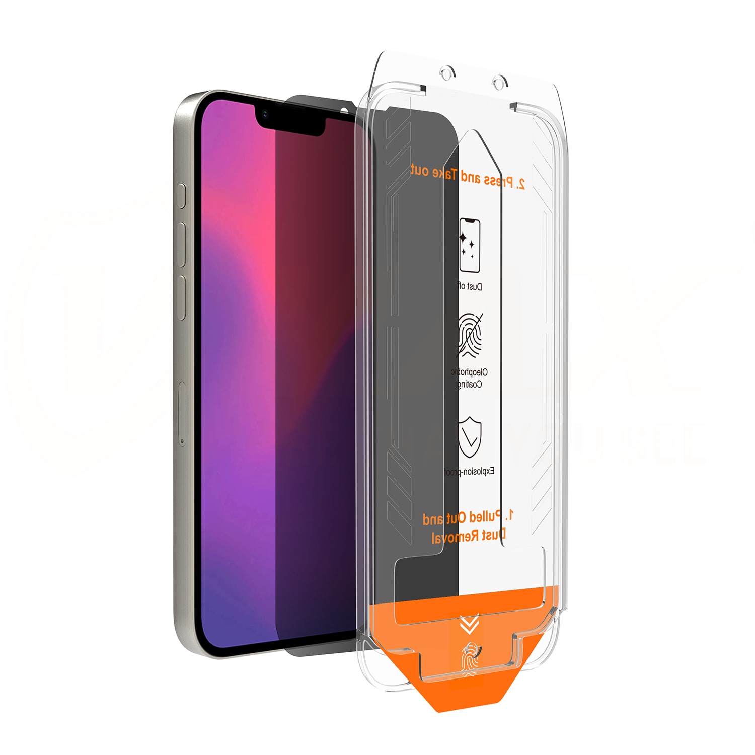 4smarts Displayschutzglas »Second Glass Privacy (10x) Service Kit für Apple iPhone 16e« für Apple iPhone 16e Displayschutzfolie, Schutzfolie, Bildschirmschutz, kratz- & stossfest