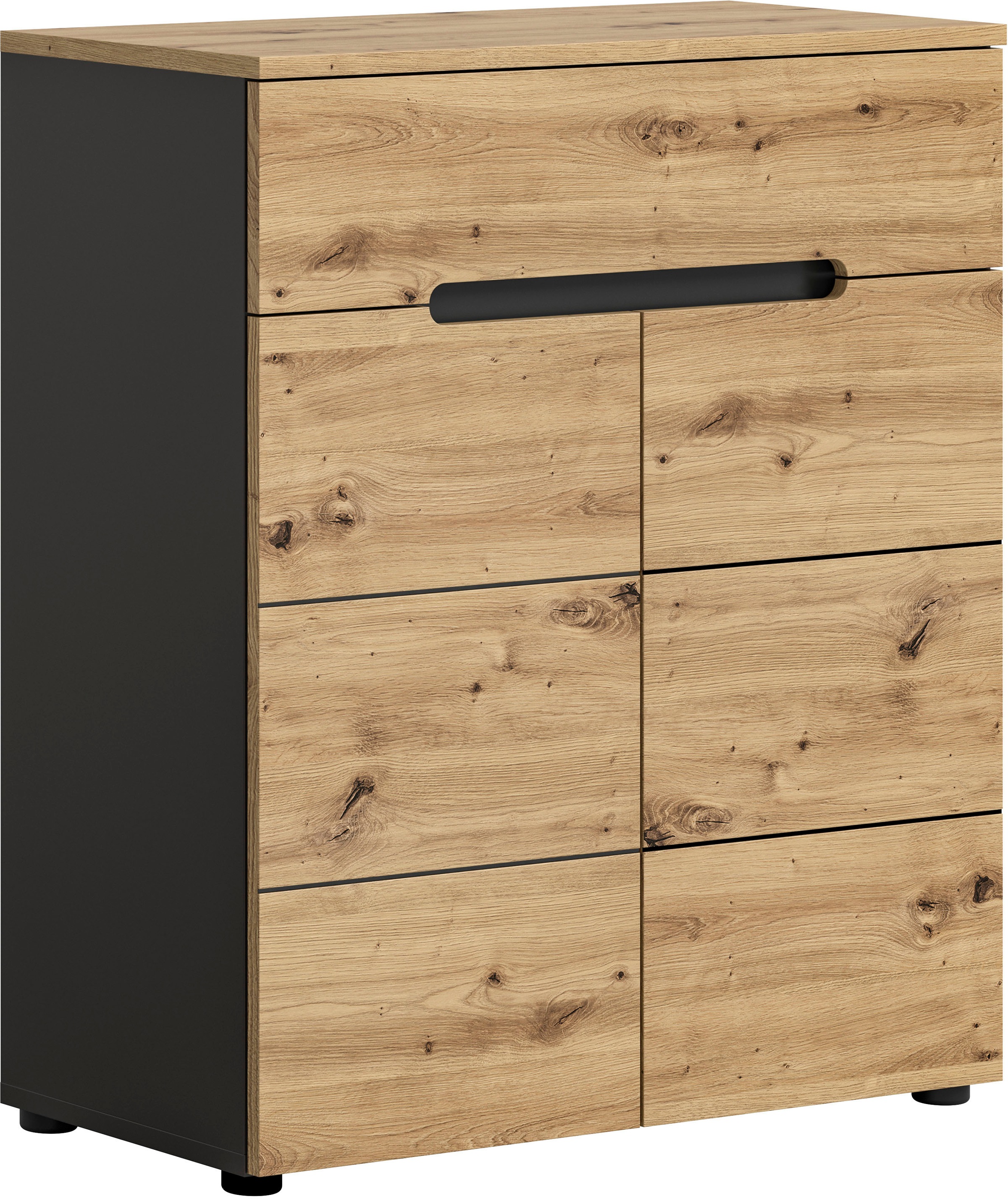 INOSIGN Schuhkommode »REHAT, TOPSELLER!, Breite 80cm, 2 Türen, 1 Schubkasten, 4 Fächer« in verschiedenen Farben erhältlich, Platz für ca. 12 Paar Schuhe, 1 Stk. tlg. Schuhschrank, Kommode, Garderobenschrank, Anrichte, Sideboard