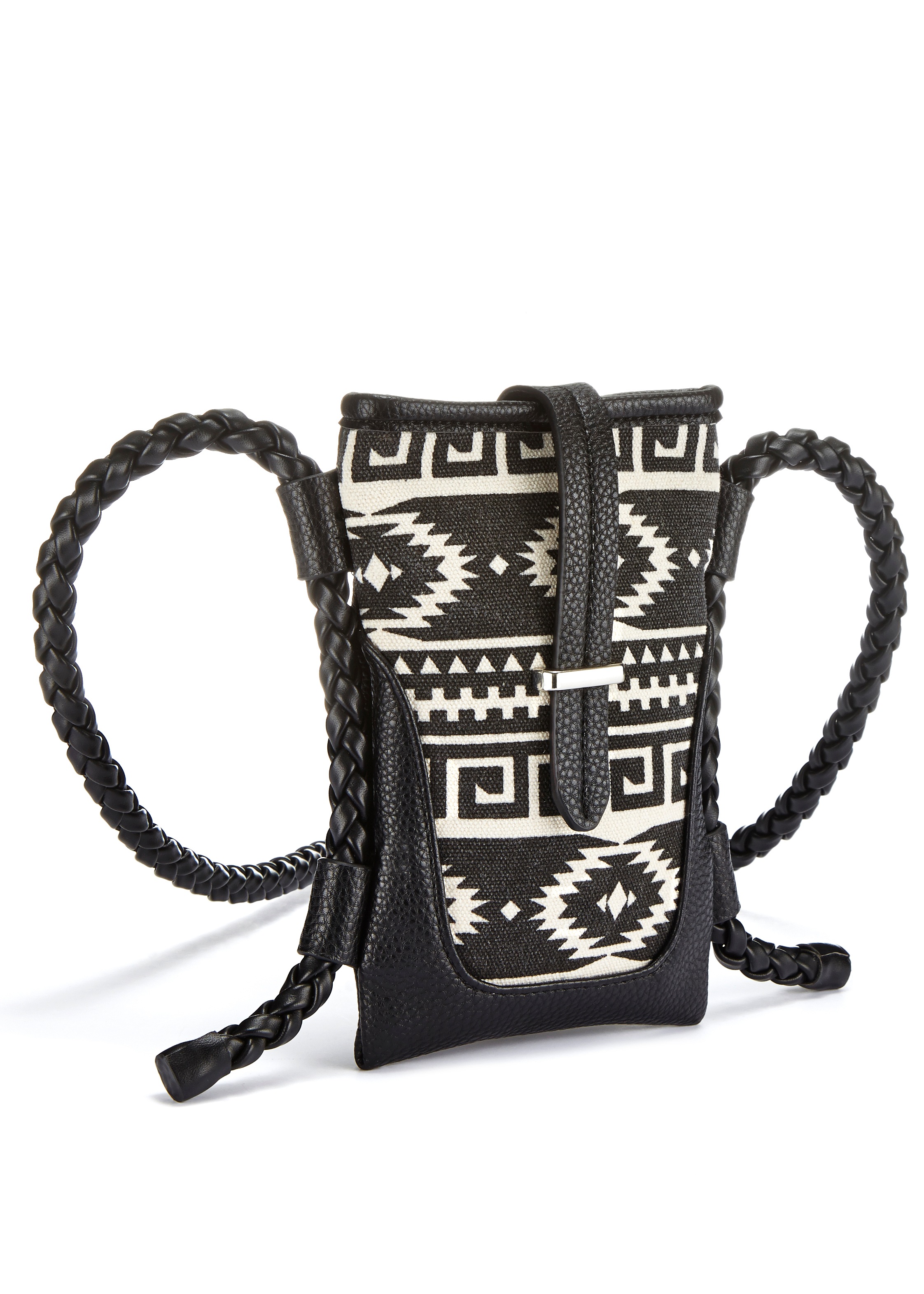 LASCANA Handytasche, kleine Umhängetasche im Ethno Look VEGAN