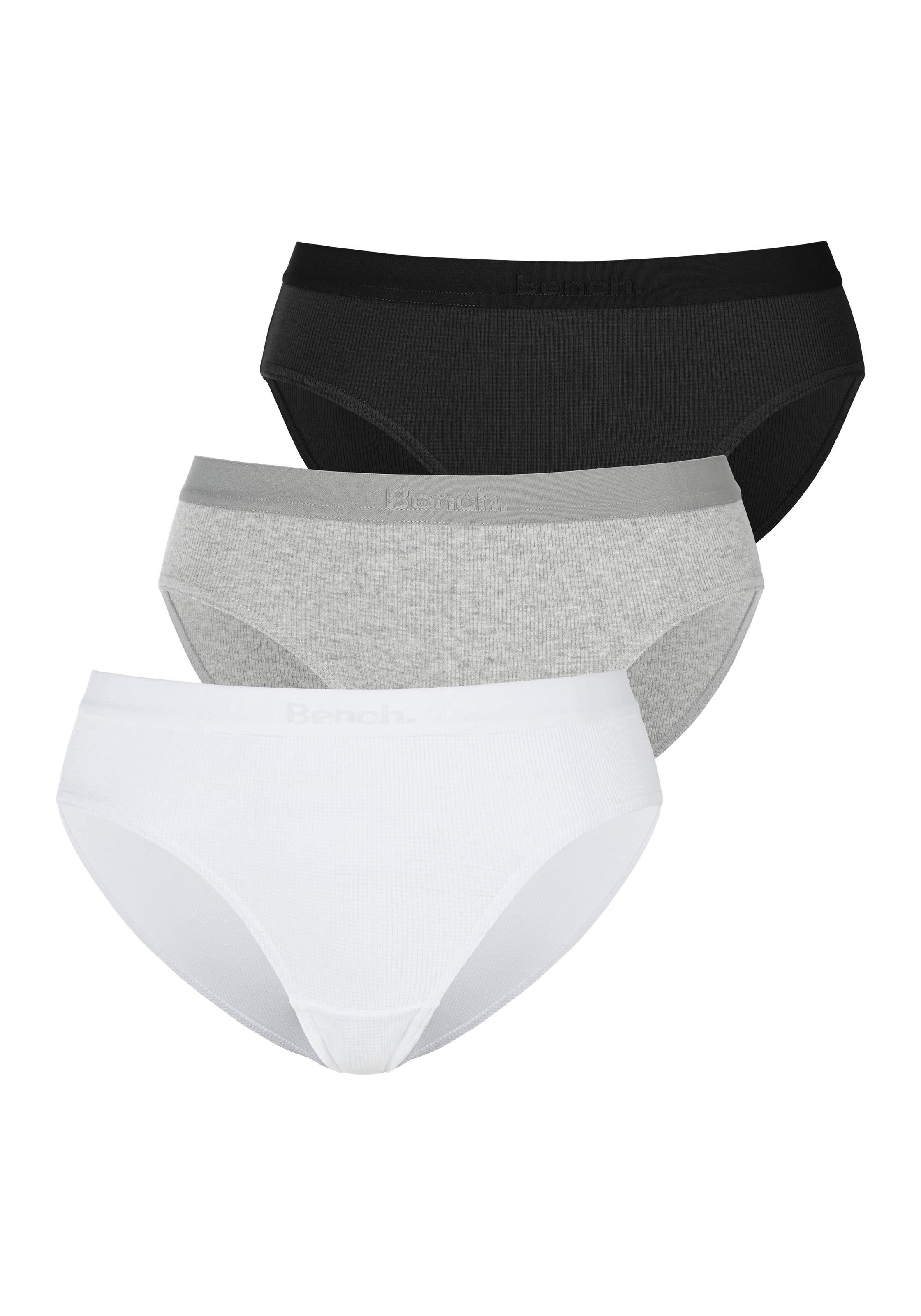 Bench. Jazz-Pants Slips, (Packung, 3 St.), aus Baumwoll-Piqué