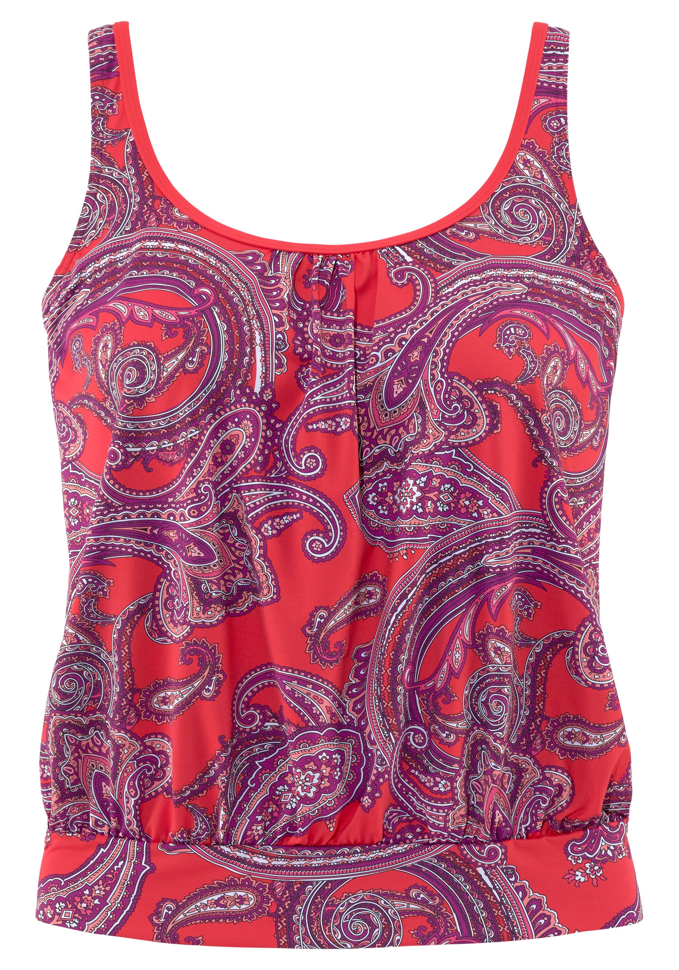 LASCANA Tankini-Top »Boho«, mit Paisleymuster und Oversize-Form