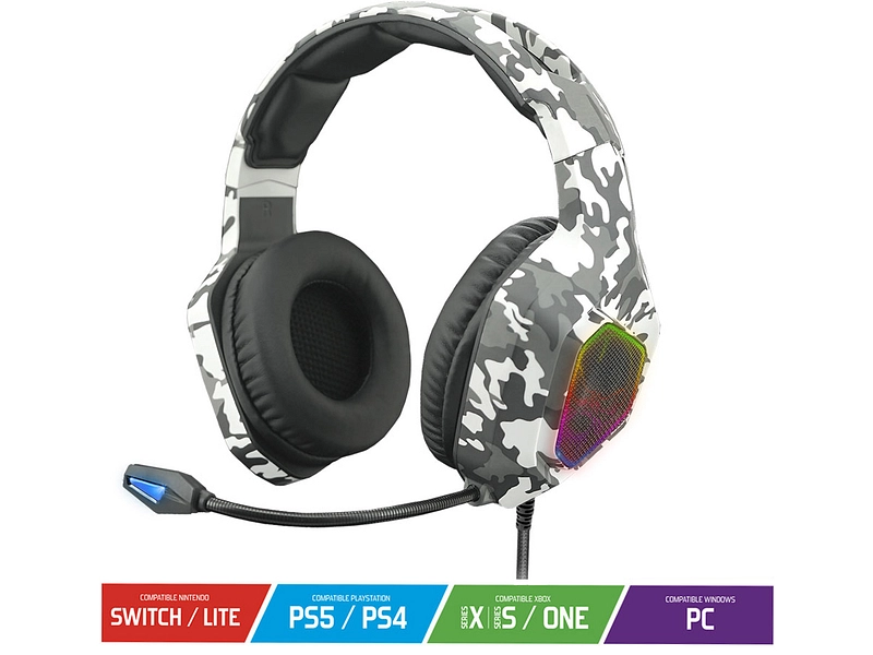 SPIRIT OF GAMER Kopfhörer ELITE-H50 ARTIC EDITION mit Kabel