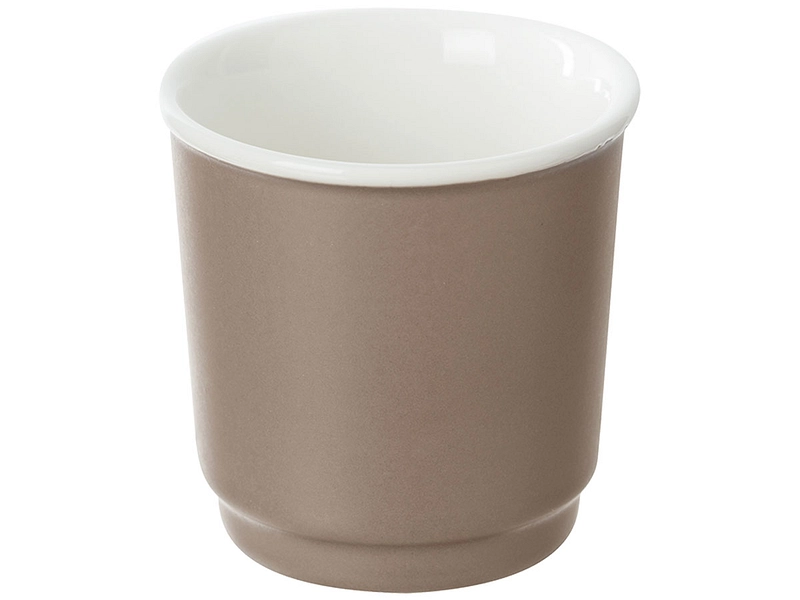 Tasse à expresso NATURE 9cl porcelaine gris