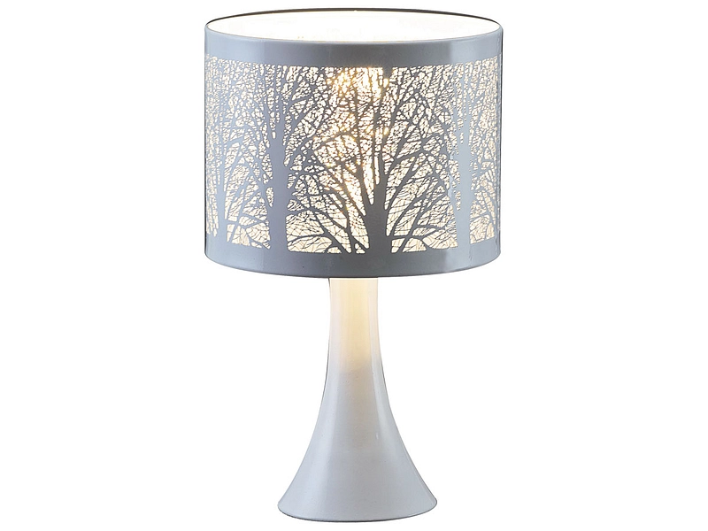 Lampe à poser LED FOREST 29cm 40W argenté