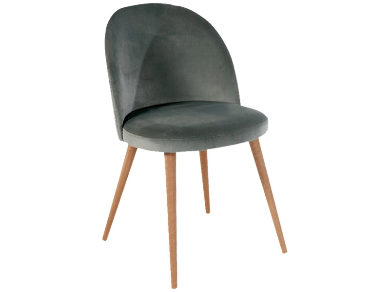 Stuhl ZOLA Samt hellgrün