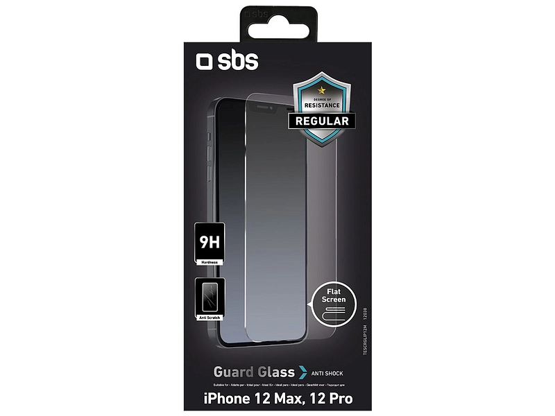 SBS Vitre de protection iPhone 12 mini transparent