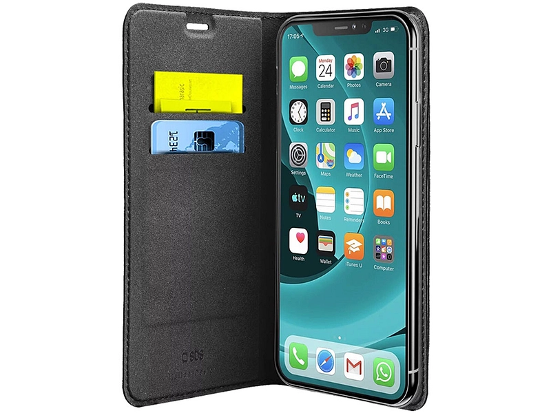 SBS Etui iPhone 11 schwarz