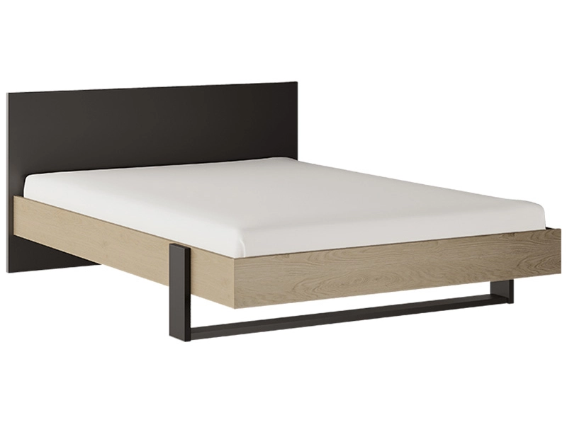 Bett DUPLEX 140x200cm schwarz