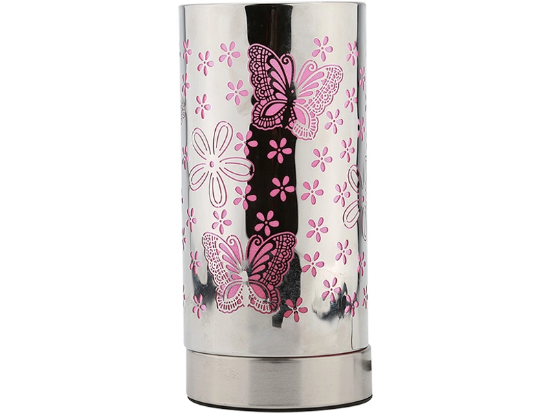 Lampe à poser LED BUTTERFLY 20cm 25W argenté