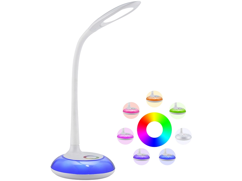 Lampe de bureau LED RAINBOW 59cm 60W blanc