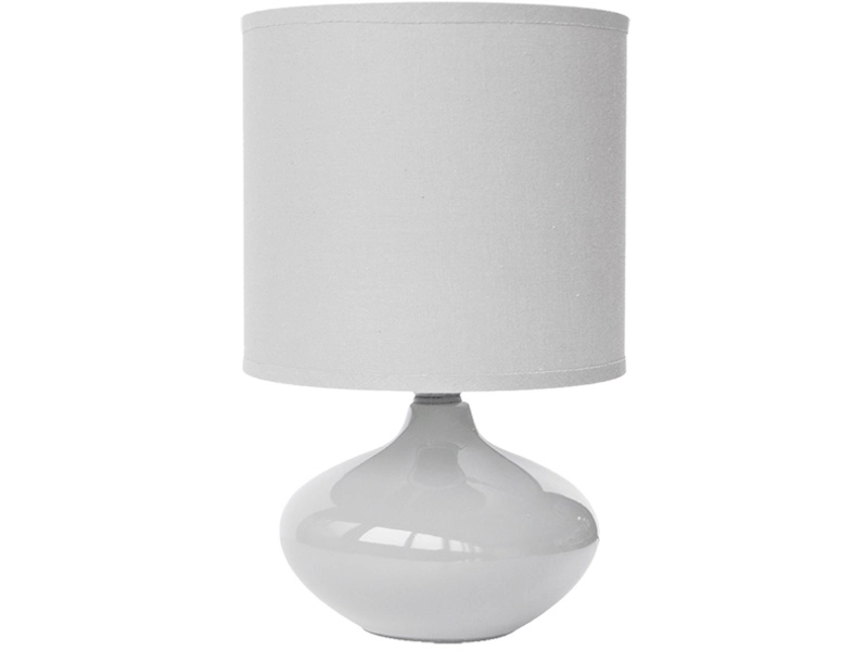 Lampe à poser LED ALIZEE 24.5cm 40W blanc