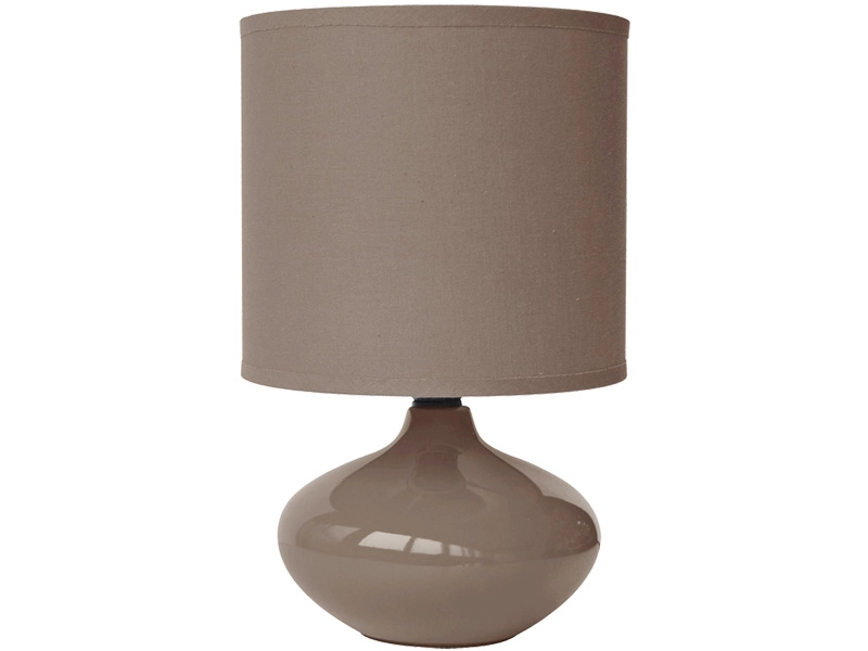 Lampe à poser LED ALIZEE 24.5cm 40W brun