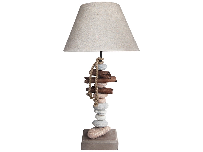 Lampe à poser LED BENODET 58cm 40W taupe