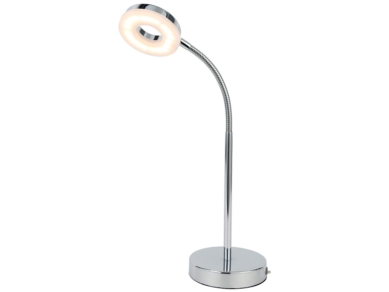Lampe de bureau LED ROUND 28cm 4W argenté