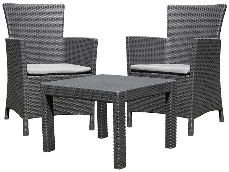 Garten-Set KETER ROSARIO Polypropylen grafit