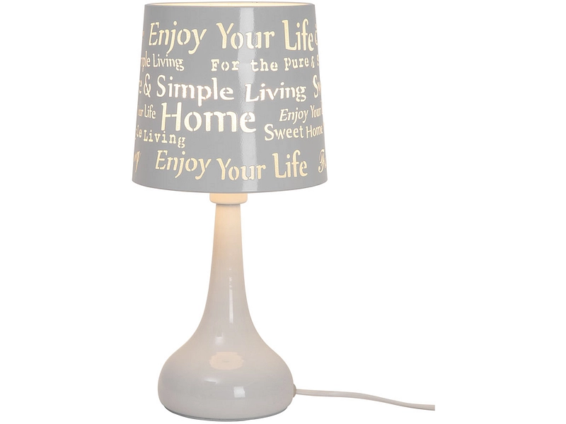 Lampe à poser LED GARY 34cm 40W blanc