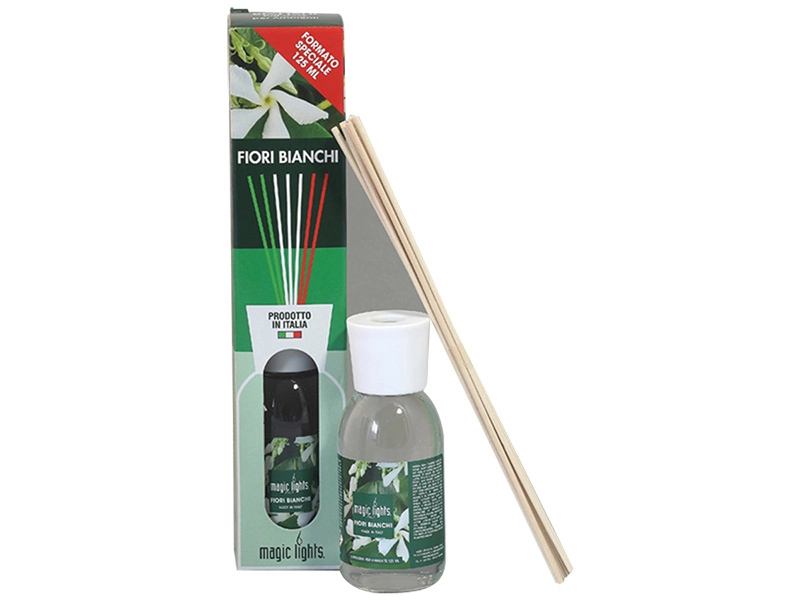 Profumo d'ambiente MAGIC LIGHTS fiori bianchi