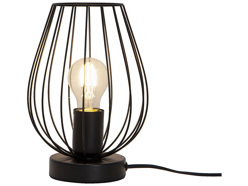 Lampe à poser LINNEA 24.5cm 40W noir