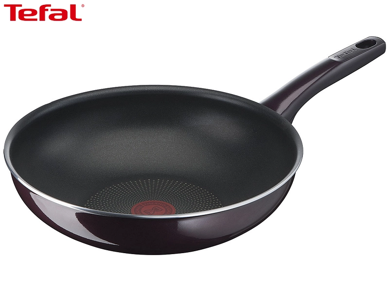 Wok RESIST INTENSE TEFAL Ø 28cm alluminio nero