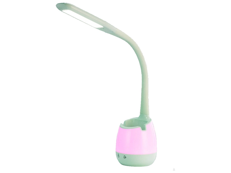Lampe de bureau LED CLEO 40cm 8W blanc