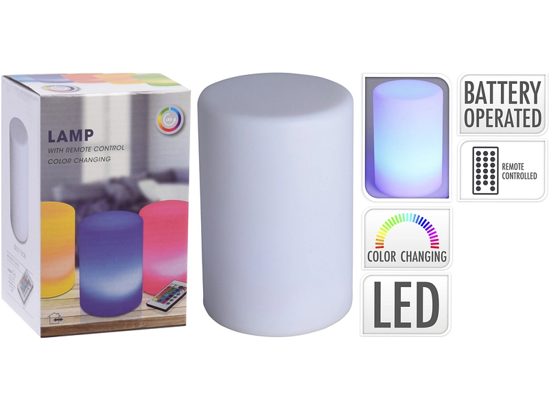 Lampe à poser LED COLOR 17.5cm multicolore