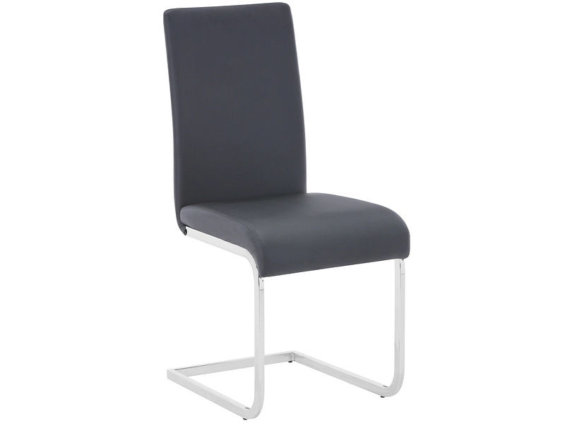 Stuhl PISA II Synthetisches Leder schwarz