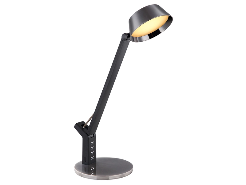 Lampe de table LED BARRA intensité variable 51.5cm 8W noir