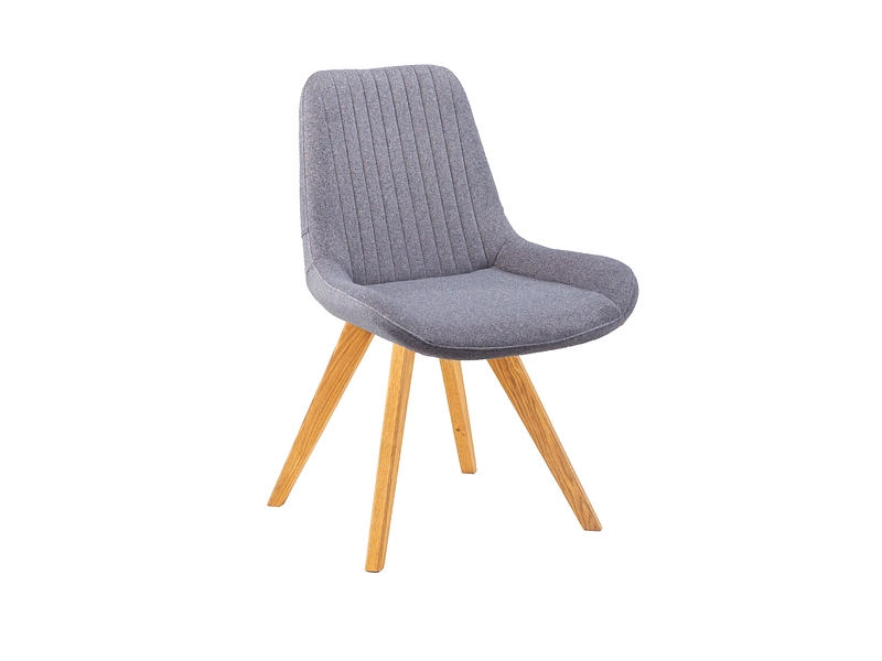 Stuhl AROSA Stoff dunkelgrau