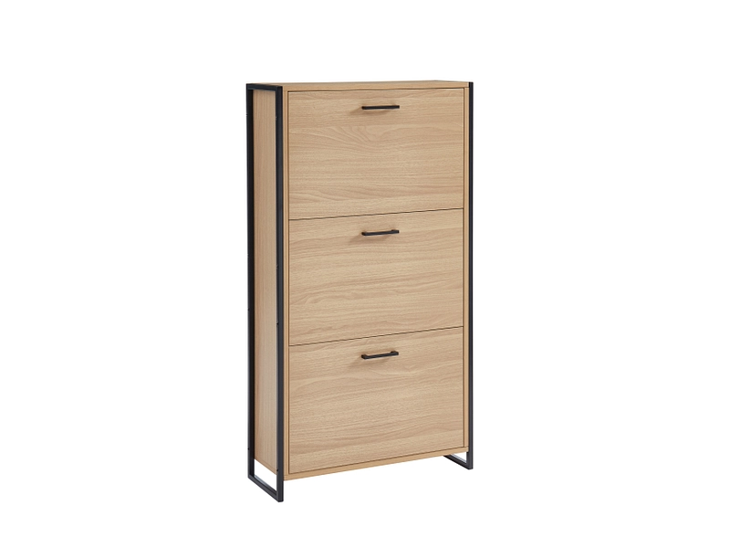 Schuhmöbel BANDERA 12 Paar Schuhe 3 Türen 3 Klappen holz