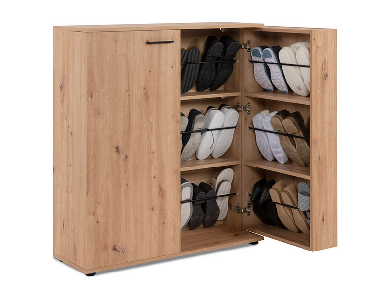 Schuhmöbel SMART 24 Paar Schuhe 2 Türen artisan eiche