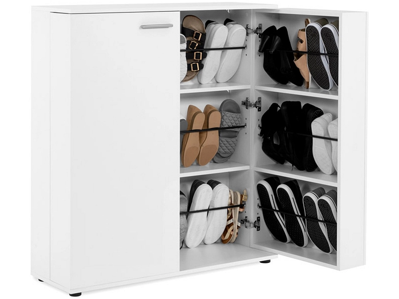 Schuhmöbel SMART 24 Paar Schuhe 2 Türen weiss