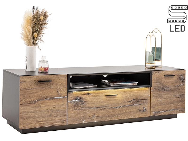 TV-Möbel FLAGSTAFF 185cm eiche flagstaff