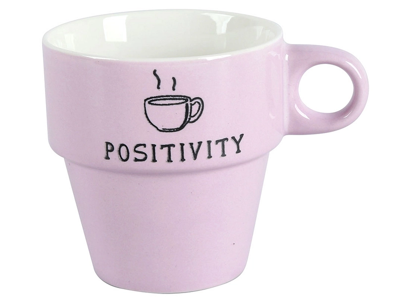 Tasse JACO 22cl céramique rose 1 pièce