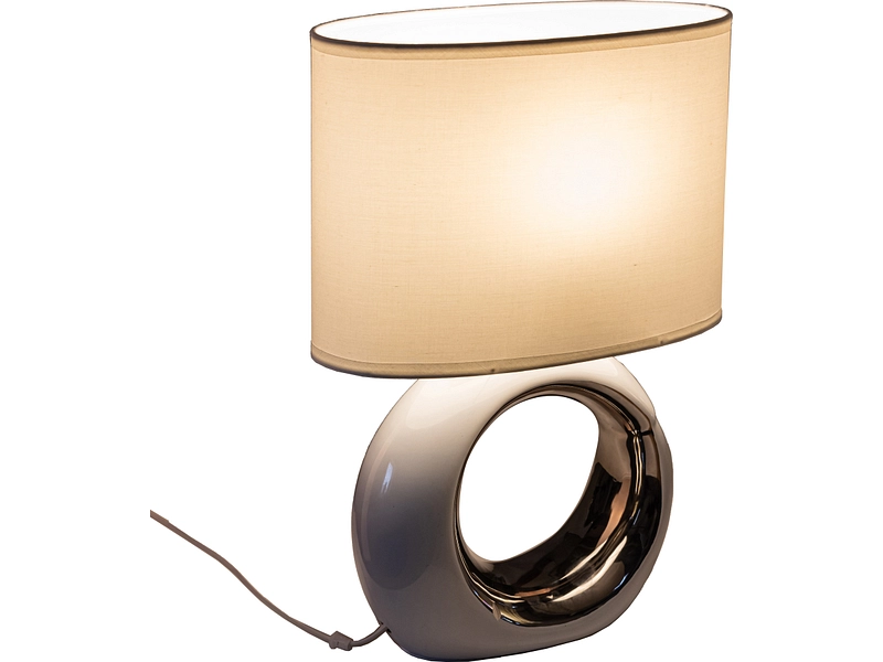 Lampe à poser GLAM 41cm 60W blanc