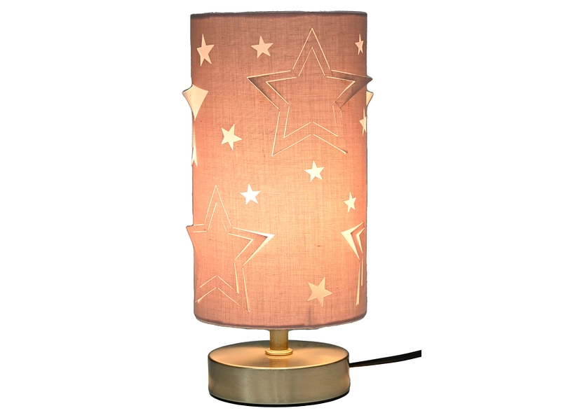 Lampe à poser BRIAN 26.5cm 40W rose