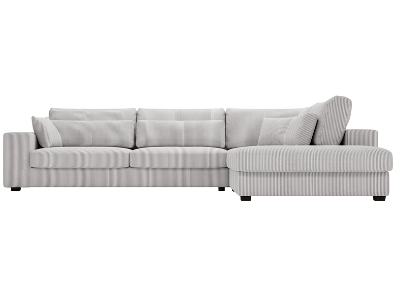 Ecksofa CARMEX Stoff grau