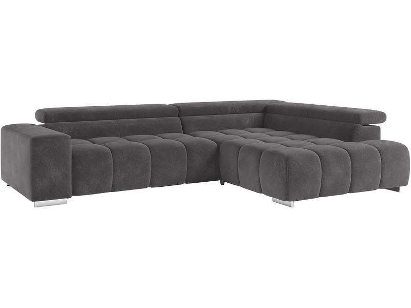 Ecksofa ORION Stoff graphite gray