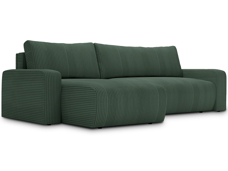 Ecksofa ARAGON Stoff grün