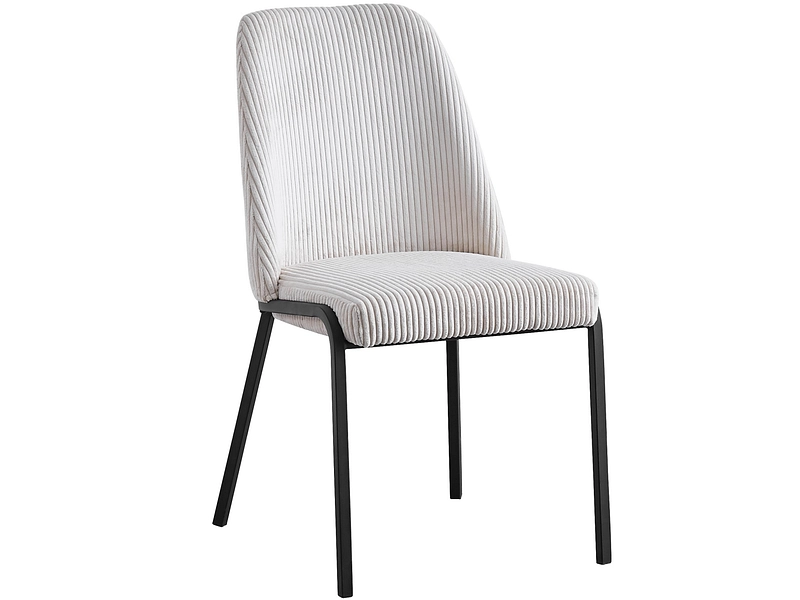 Stuhl KEVIN Samt beige