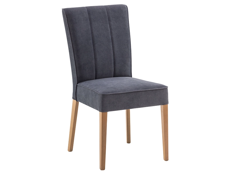 Stuhl DIANA Stoff dunkelgrau