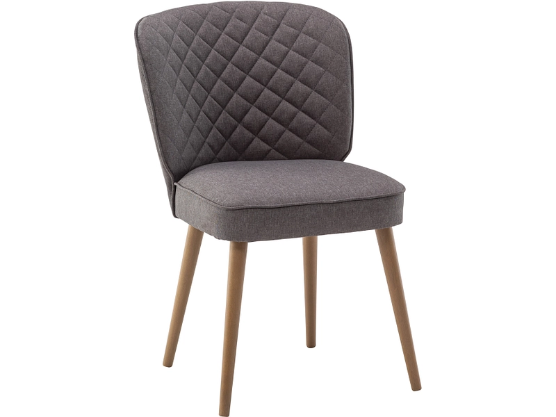 Stuhl FRANKLIN Stoff grau