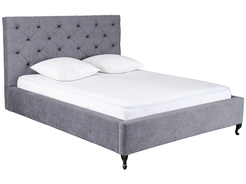 Bett NESTO 140x200cm grau