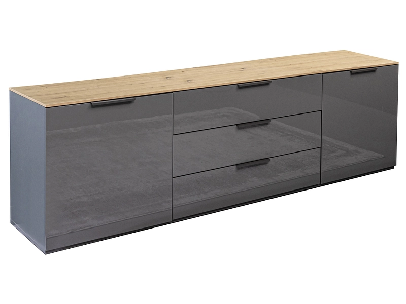 TV-Möbel GALAVERNA 200cm grau