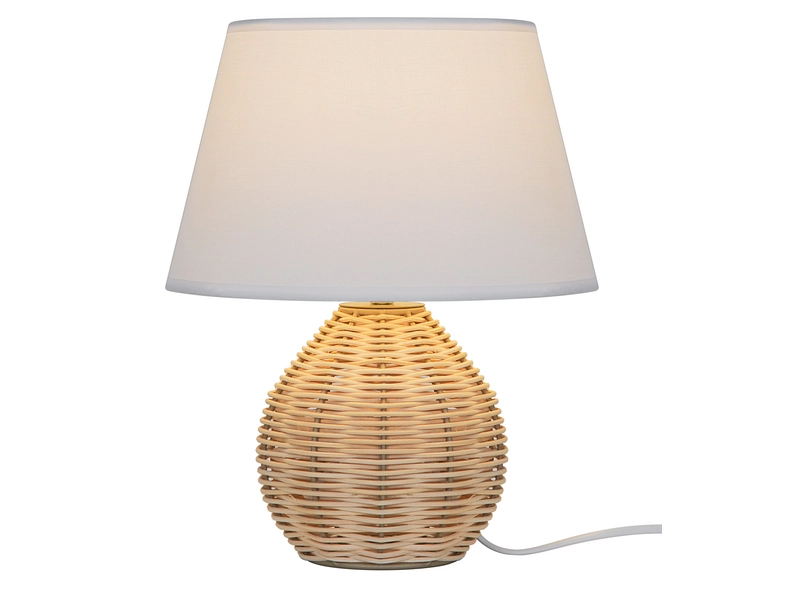 Lampe de table COCOONS 32cm 40W bois