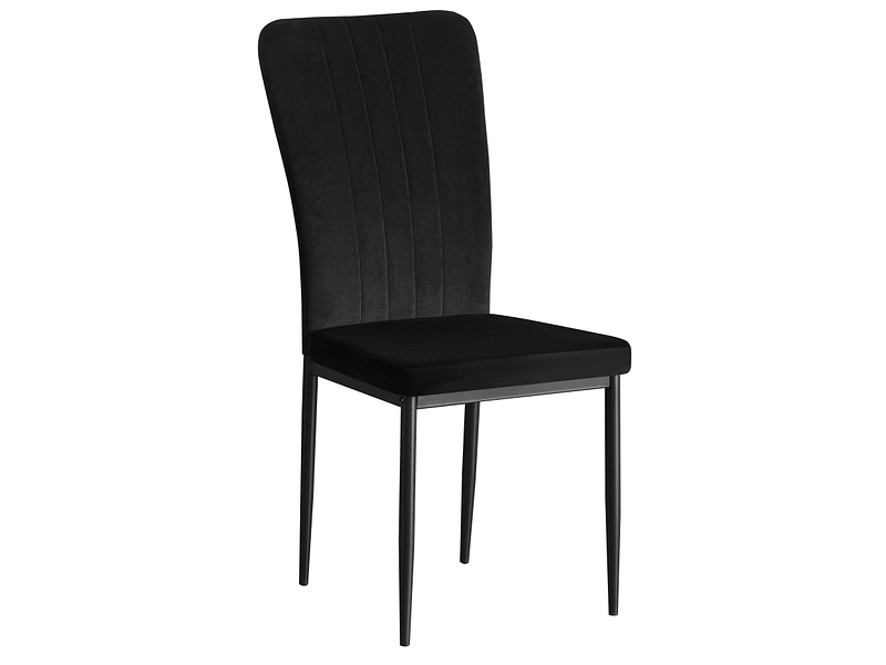 Stuhl PONY Samt schwarz