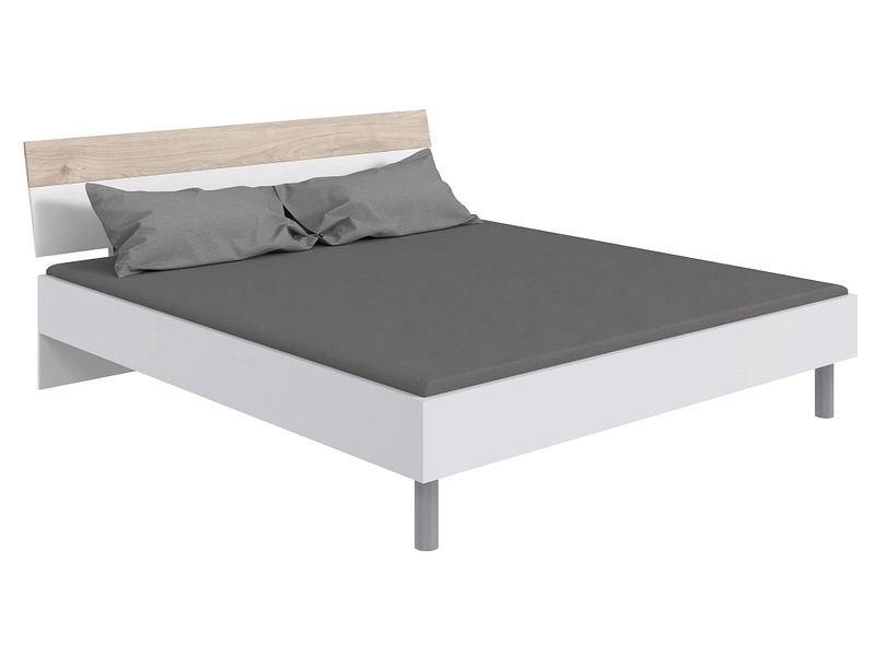 Bett BUDAPEST 180x200cm dekor weiss